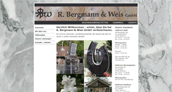 Desktop Screenshot of bergmann-weis.de